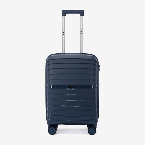  Troler set 2 Bucati KREAL model HAWAII Troler cabina 55 cm şi Troler mare 75 cm polipropilenă albastru