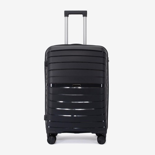  Troler set 2 Bucati KREAL model HAWAII Troler mediu 64 cm şi Troler mare 75 cm polipropilenă gri