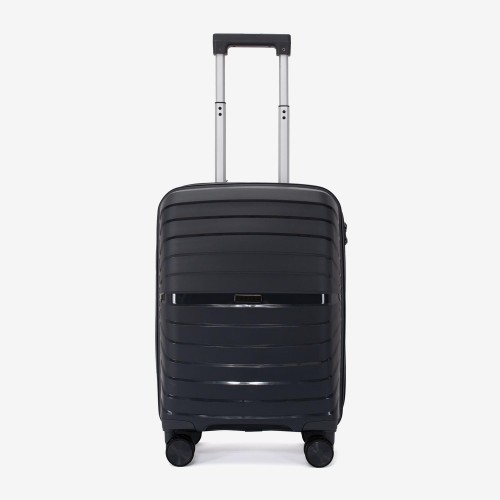 Troler set 2 Bucati KREAL model HAWAII Troler cabina 55 cm şi Troler mare 75 cm polipropilenă  gri