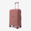 Troler mediu KREAL model HAWAII 64 cm polipropilenă roz - Imagine 2