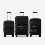 Set trolere KREAL model HAWAII polipropilenă negru