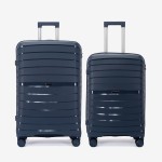  Troler set 2 Bucati KREAL model HAWAII Troler mediu 64 cm şi Troler mare 75 cm polipropilenă albastru