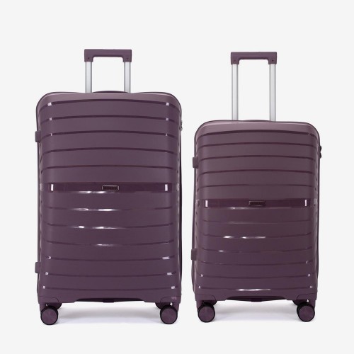  Troler set 2 Bucati KREAL model HAWAII Troler mediu 64 cm şi Troler mare 75 cm polipropilenă violet