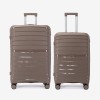  Troler set 2 Bucati KREAL model HAWAII Troler mediu 64 cm şi Troler mare 75 cm polipropilenă  khaki - Imagine 1