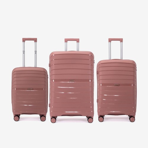Set trolere KREAL model HAWAII polipropilenă roz