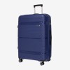 Troler mare extensibil ENZO NORI Model PALMA 76 cm polipropilenă bleumarin - Imagine 2