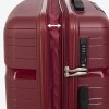 Troler mare ENZO NORI Model MALTA 75 cm polipropilenă burgundy - Imagine 4