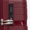 Troler mare ENZO NORI Model MALTA 75 cm polipropilenă burgundy - Imagine 5