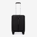Troler cabina buzunar frontal laptop KREAL model IBIZA 55 cm polipropilenă negru