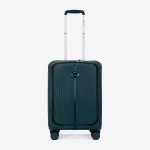 Troler cabina buzunar frontal laptop KREAL model IBIZA 55 cm polipropilenă verde inchis