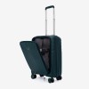 Troler cabina buzunar frontal laptop KREAL model IBIZA 55 cm polipropilenă verde inchis - Imagine 3