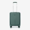 Troler cabina buzunar frontal laptop KREAL model IBIZA 55 cm polipropilenă verde - Imagine 1
