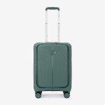 Troler cabina buzunar frontal laptop KREAL model IBIZA 55 cm polipropilenă verde
