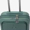Troler cabina buzunar frontal laptop KREAL model IBIZA 55 cm polipropilenă verde - Imagine 6