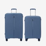  Troler set 2 Bucati KREAL model IBIZA Troler mediu 65 cm şi Troler mare 75 cm polipropilenă albastru