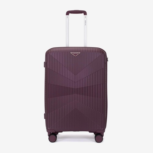  Troler set 2 Bucati KREAL model TASOS Troler mediu 66 cm şi Troler mare 74 cm polipropilenă burgundy