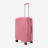  Troler set 2 Bucati KREAL model TASOS Troler cabina 55 cm şi Troler mediu 66 cm polipropilenă roz - Imagine 6