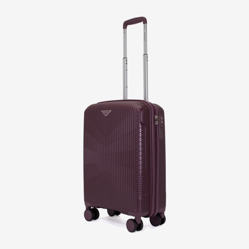 Troler cabina KREAL model TASOS 55 cm polipropilenă burgundy