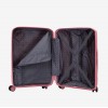  Troler set 2 Bucati KREAL model TASOS Troler cabina 55 cm şi Troler mediu 66 cm polipropilenă roz - Imagine 9