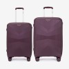  Troler set 2 Bucati KREAL model TASOS Troler mediu 66 cm şi Troler mare 74 cm polipropilenă burgundy - Imagine 1