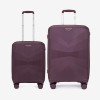  Troler set 2 Bucati KREAL model TASOS Troler cabina 55 cm şi Troler mare 74 cm polipropilenă burgundy - Imagine 1