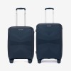  Troler set 2 Bucati KREAL model TASOS Troler cabina 55 cm şi Troler mediu 66 cm polipropilenă albastru - Imagine 1