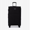 Troler mare extensibil ENZO NORI SPARK 77 cm textil negru - Imagine 1