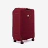 Troler mare extensibil ENZO NORI SPARK 77 cm textil  rosu - Imagine 4