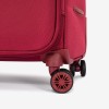 Troler mare extensibil ENZO NORI SPARK 77 cm textil  rosu - Imagine 6