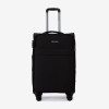 Troler mediu ENZO NORI SPARK 66 cm textil negru - Imagine 1