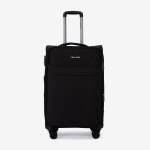 Troler mediu ENZO NORI SPARK 66 cm textil negru