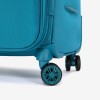 Troler mediu ENZO NORI SPARK 66 cm textil albastru - Imagine 6