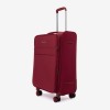 Troler mediu ENZO NORI SPARK 66 cm textil rosu - Imagine 3