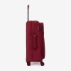 Troler mediu ENZO NORI SPARK 66 cm textil rosu - Imagine 2
