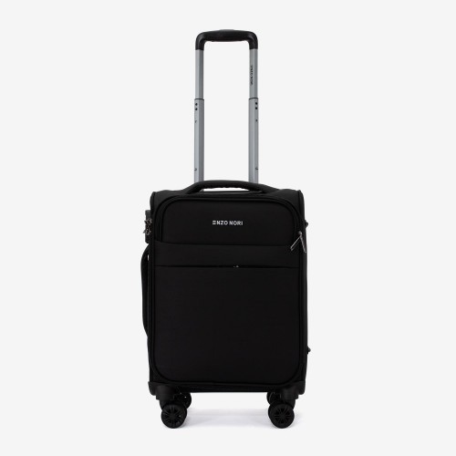 Troler cabină ENZO NORI SPARK 55 cm textil negru