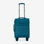 Troler cabină ENZO NORI SPARK 55 cm textil albastru