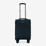 Troler cabină ENZO NORI SPARK 55 cm textil albastru-verde