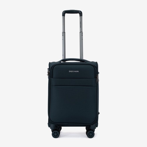 Troler cabină ENZO NORI SPARK 55 cm textil albastru-verde