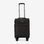 Troler cabină ENZO NORI SPARK 55 cm textil verde-gri