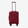 Troler cabină ENZO NORI SPARK 55 cm textil rosu - Imagine 1