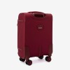 Troler cabină ENZO NORI SPARK 55 cm textil rosu - Imagine 4