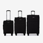 Set trolere ENZO NORI model SPARK textil negru 