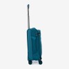  Troler set 2 Bucati ENZO NORI model SPARK Troler cabina 55 cm şi Troler mare 77 cm textil albastru - Imagine 2