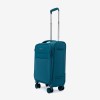  Troler set 2 Bucati ENZO NORI model SPARK Troler cabina 55 cm şi Troler mare 77 cm textil albastru - Imagine 3