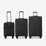 Set trolere ENZO NORI model SPARK textil verde-gri