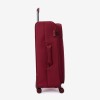  Troler set 2 Bucati ENZO NORI model SPARK Troler cabina 55 cm şi Troler mare 77 cm textil rosu - Imagine 4