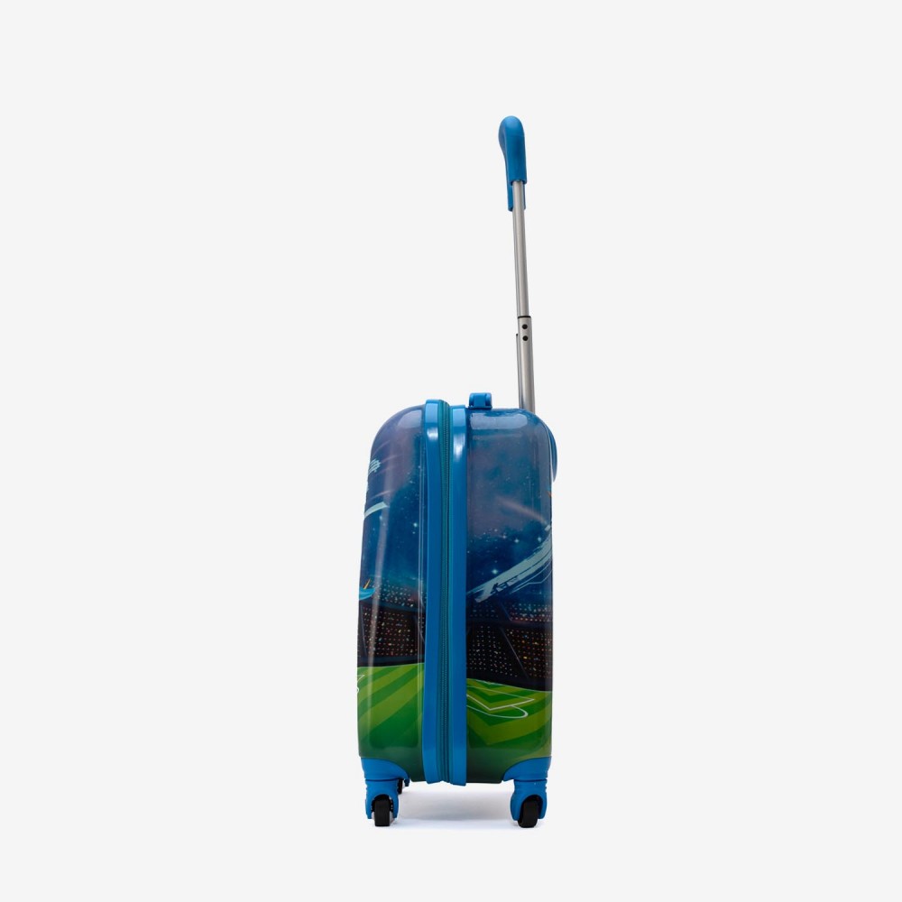 Troler copii Boy 44 cm ABS cu policarbonat, albastru