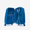 Troler copii Bear 44 cm ABS cu policarbonat, albastru,alb