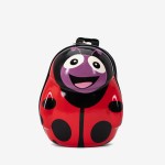 Ghiozdan copii Beetle, ABS cu policarbonat și material textil, rosu