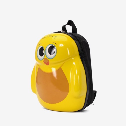 Ghiozdan copii Chicken, ABS cu policarbonat și material textil, galben